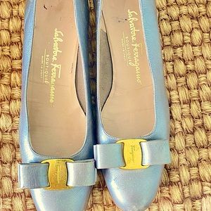 Salvatore Farrago flats slightly used. Size 8.5
